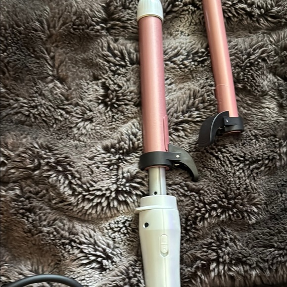 Pink Hair Curling Wand Set - Picture 3 of 5